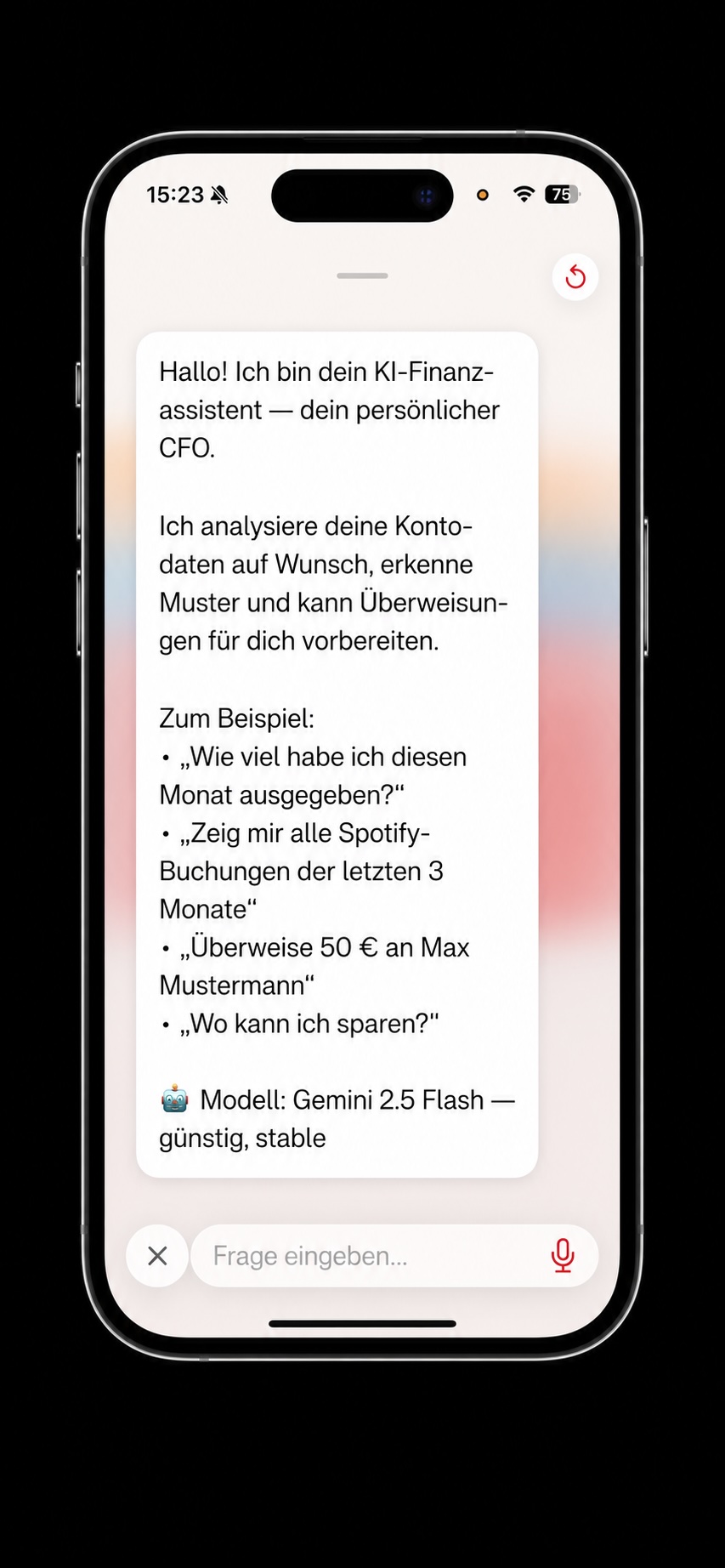 Sprache statt Navigation